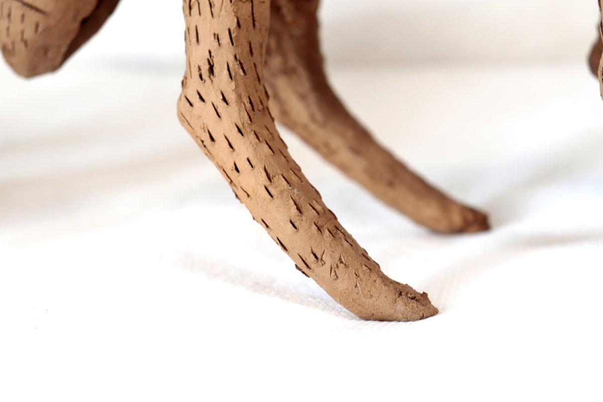 Coyotes de Barro Natural - 31 Cm. 12.2 In. - En producción Zipiajo