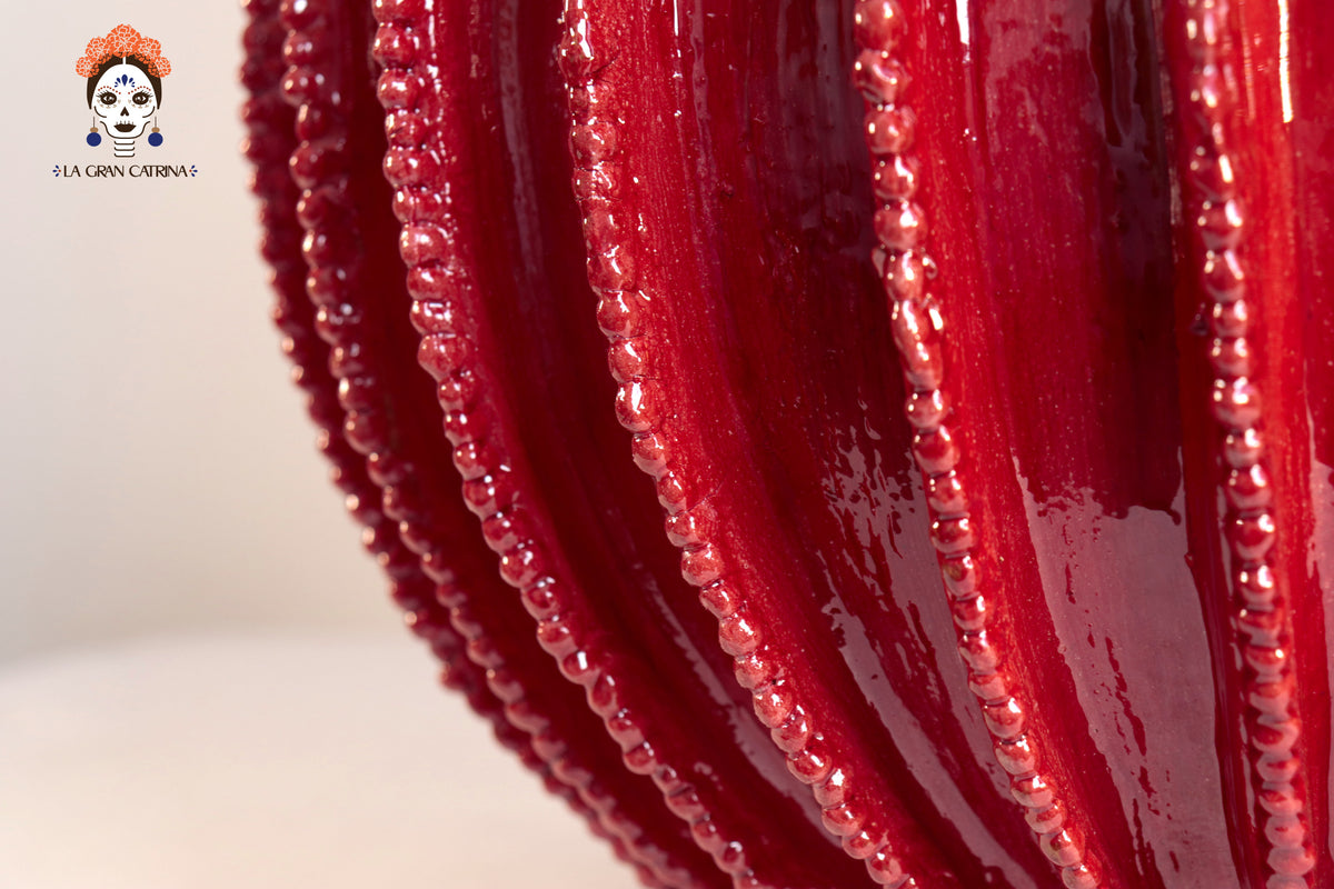 Piña Michoacana Roja Biznaga - 65 cm. 26 in. Piña
