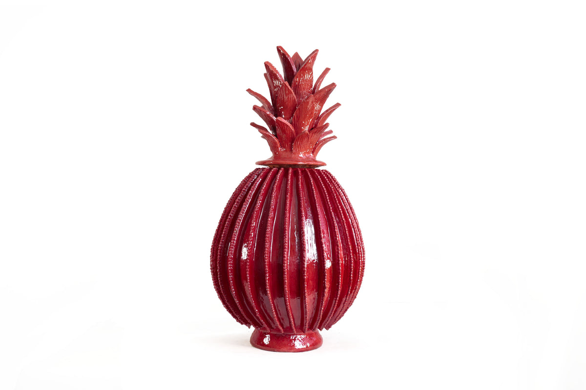 Piña Michoacana Roja Biznaga - 65 cm. 26 in. Piña