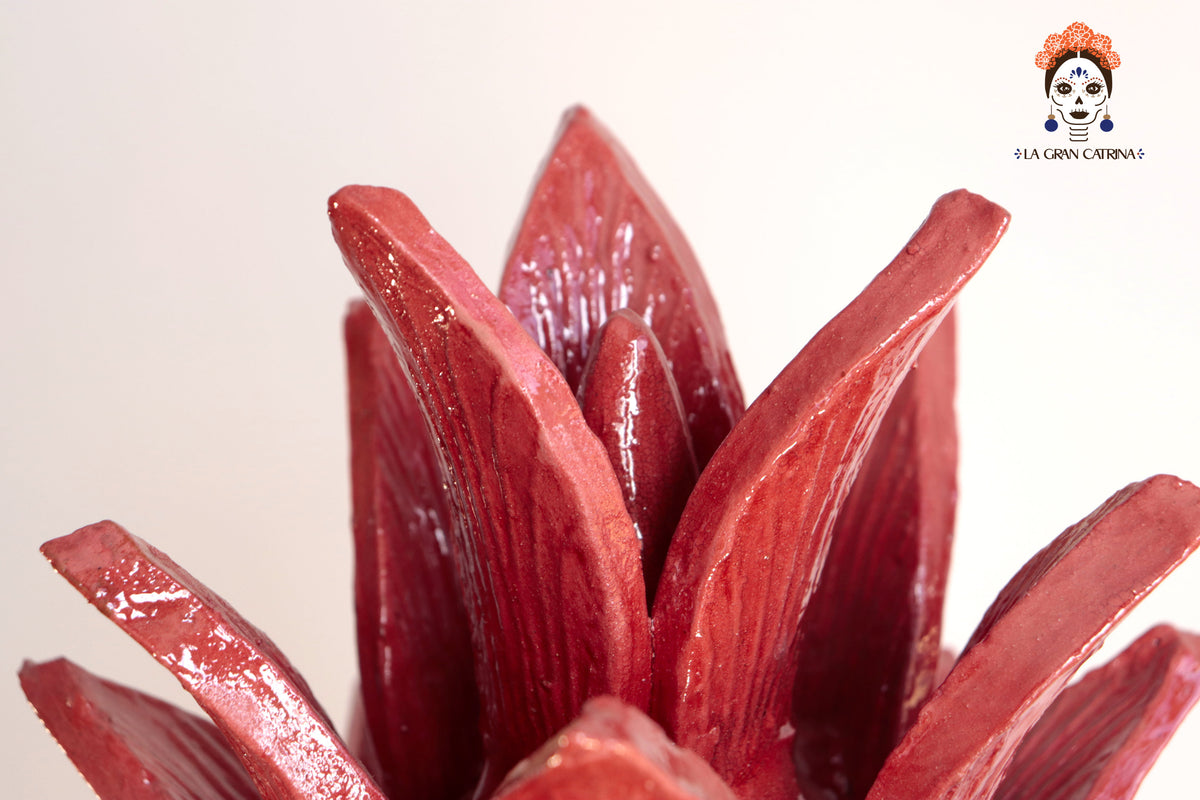 Piña Michoacana Roja Biznaga - 65 cm. 26 in. Piña