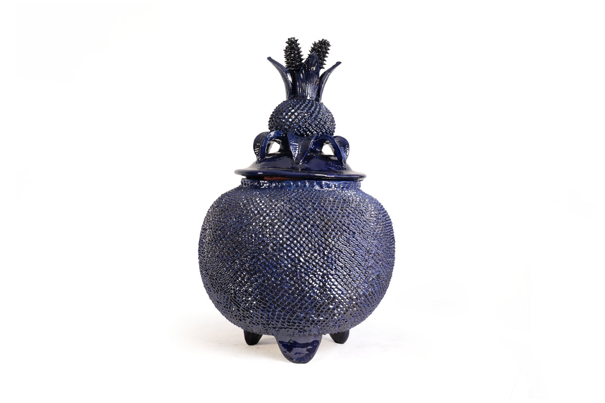 Comanja Azul con Picos - 64 cm. 25 in. Piña