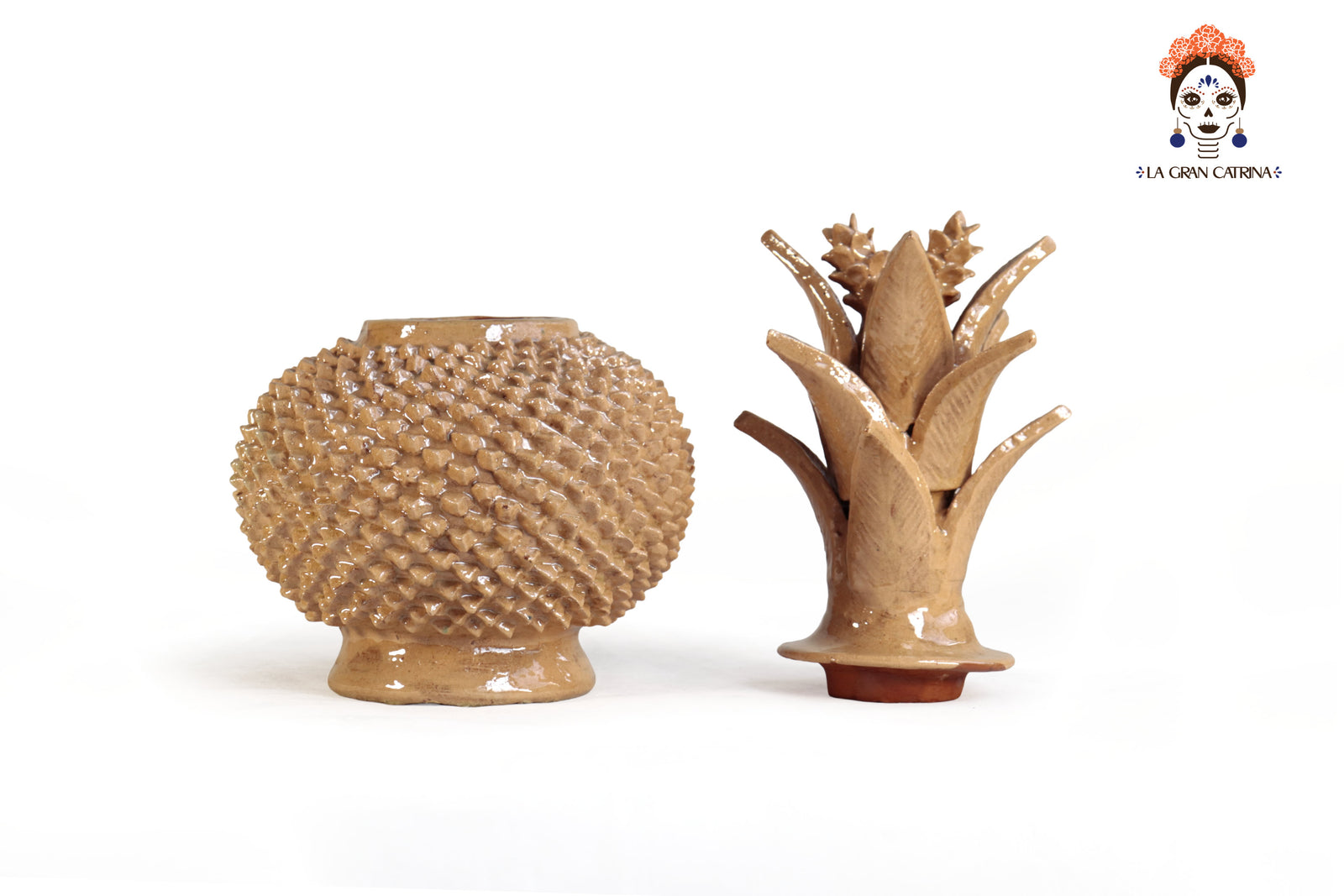 Piña Michoacana Beige de Picos - 32 cm. 13 in. Piña