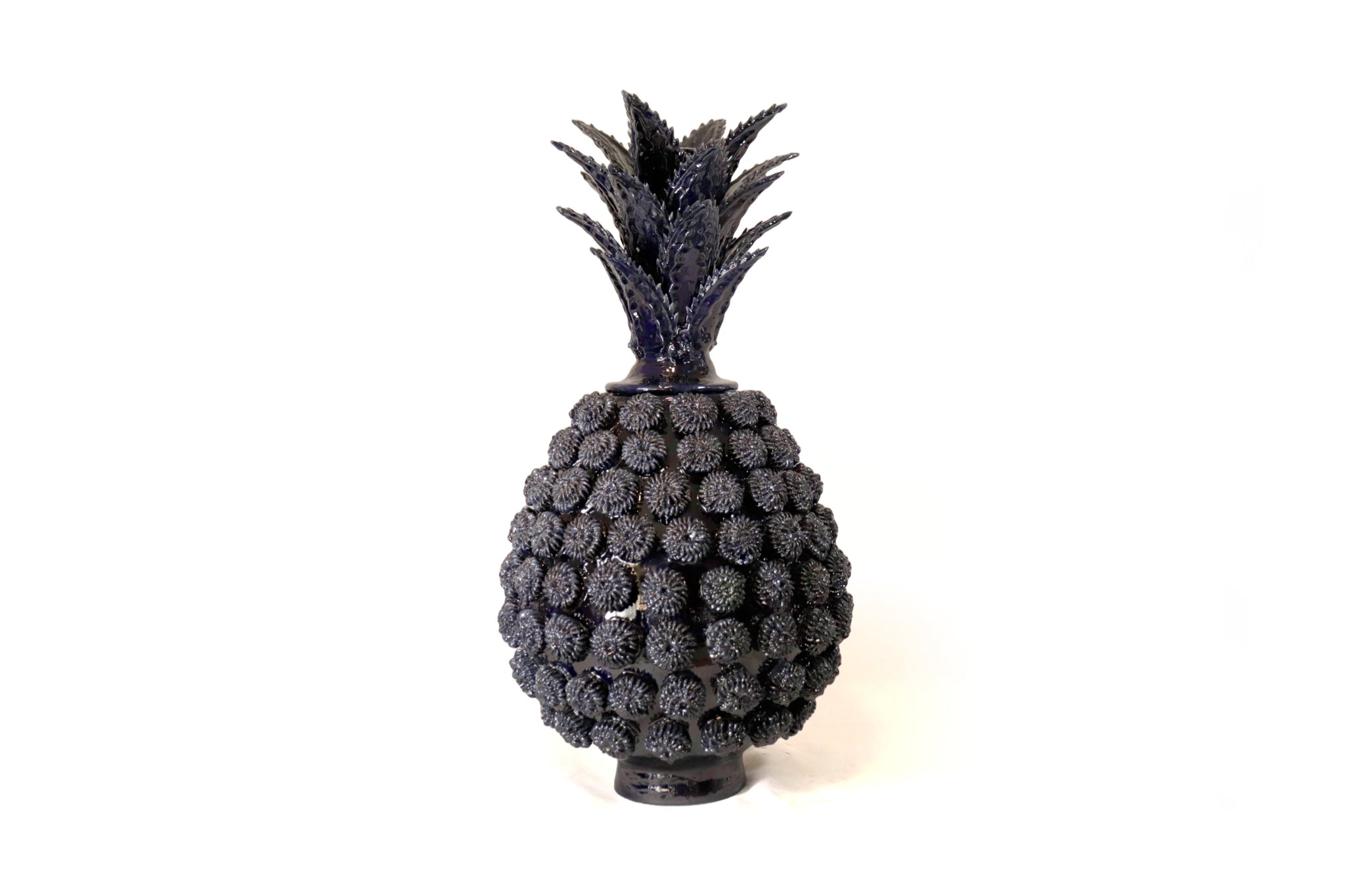 Piña michoacana de barro - Rosales azules - 69 cm. 27.7 in ...