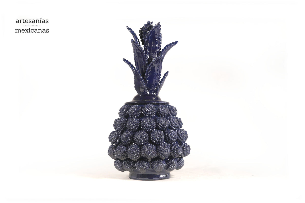 Piña de Rosalitos Azules - 37 cm. 14.5 in. - Sobre pedido