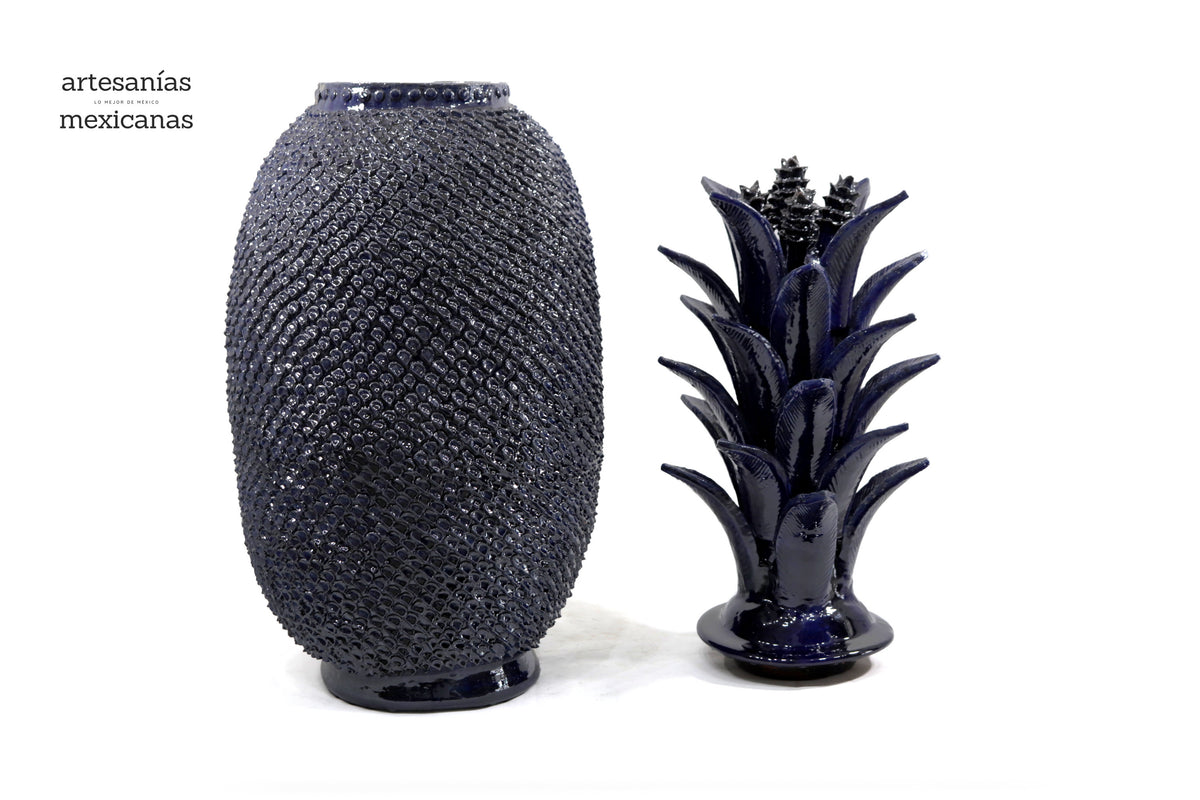 Piña azul de picos - 90 cm. 36 in. Piña