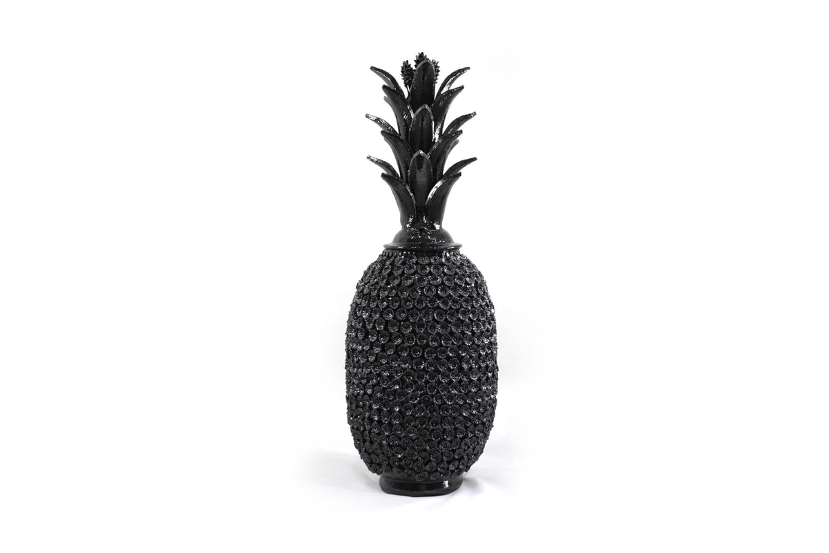 Piña negra de flores - 90 cm. 36 in.