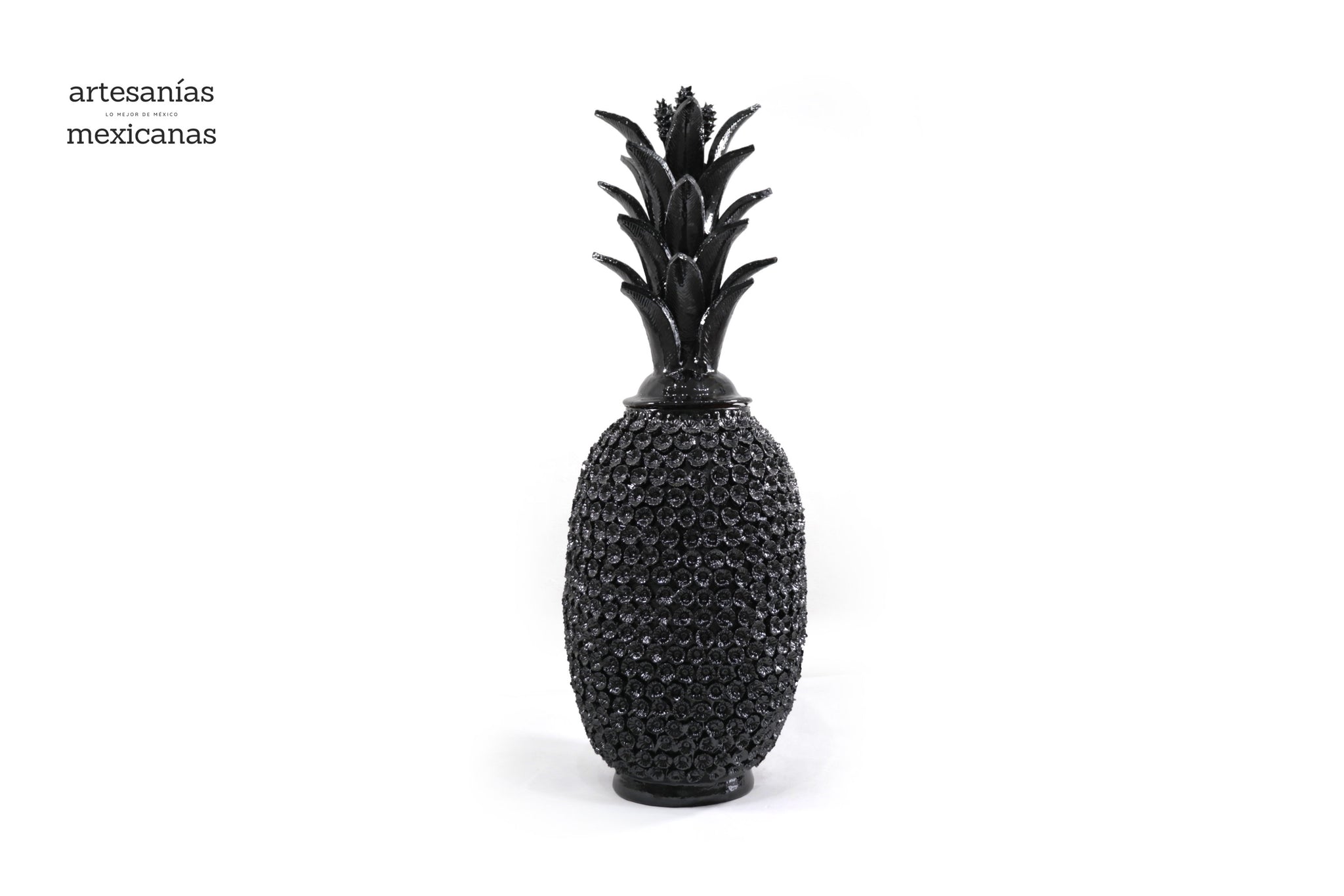 Piña negra de flores - 90 cm. 36 in. - Artesanías Mexicanas
