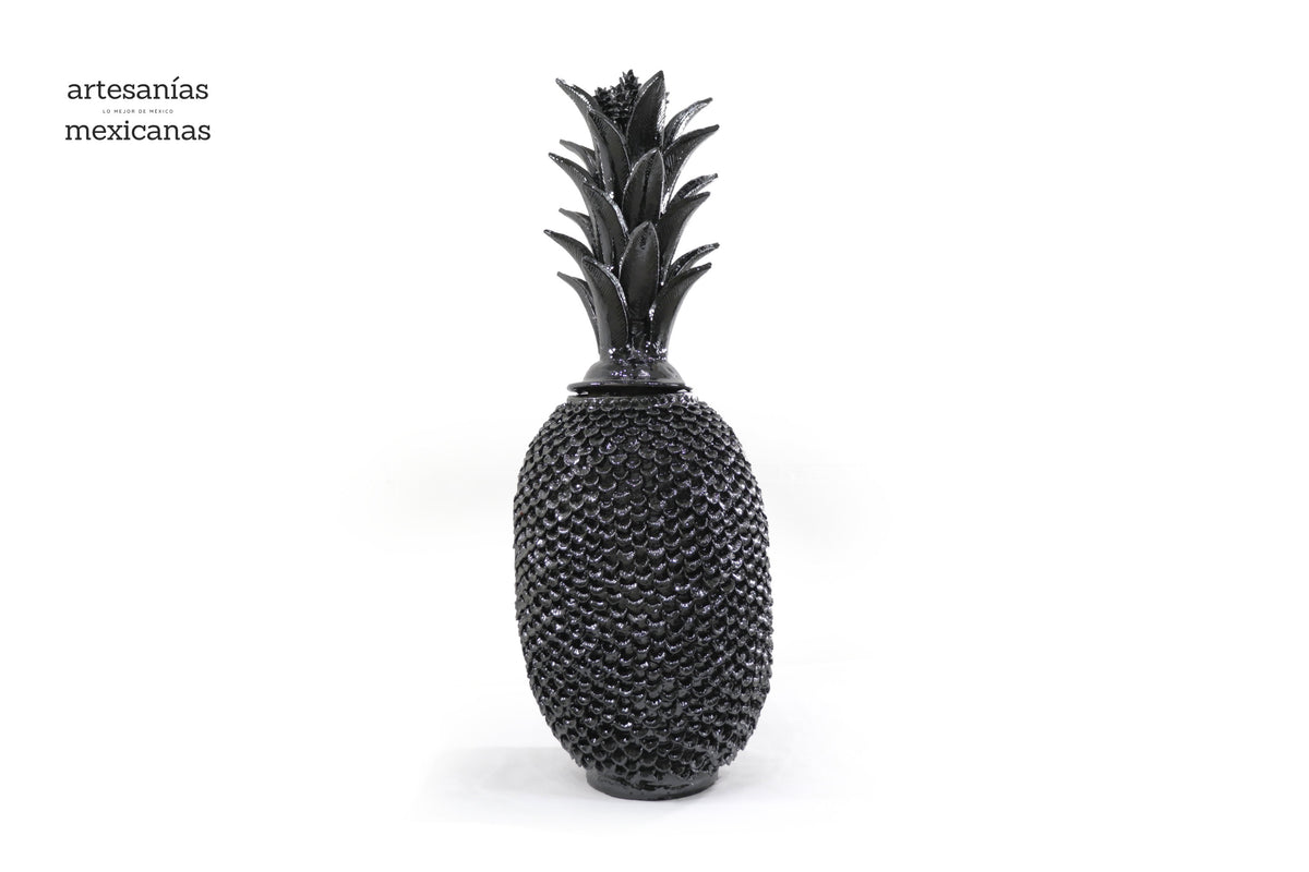 Piña negra de petalos - 90 cm. 36 in. Piña