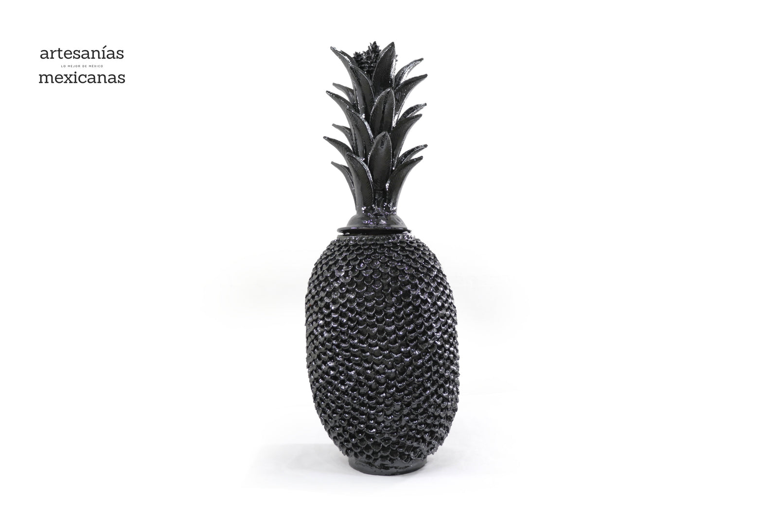 Piña negra de petalos - 90 cm. 36 in. Piña