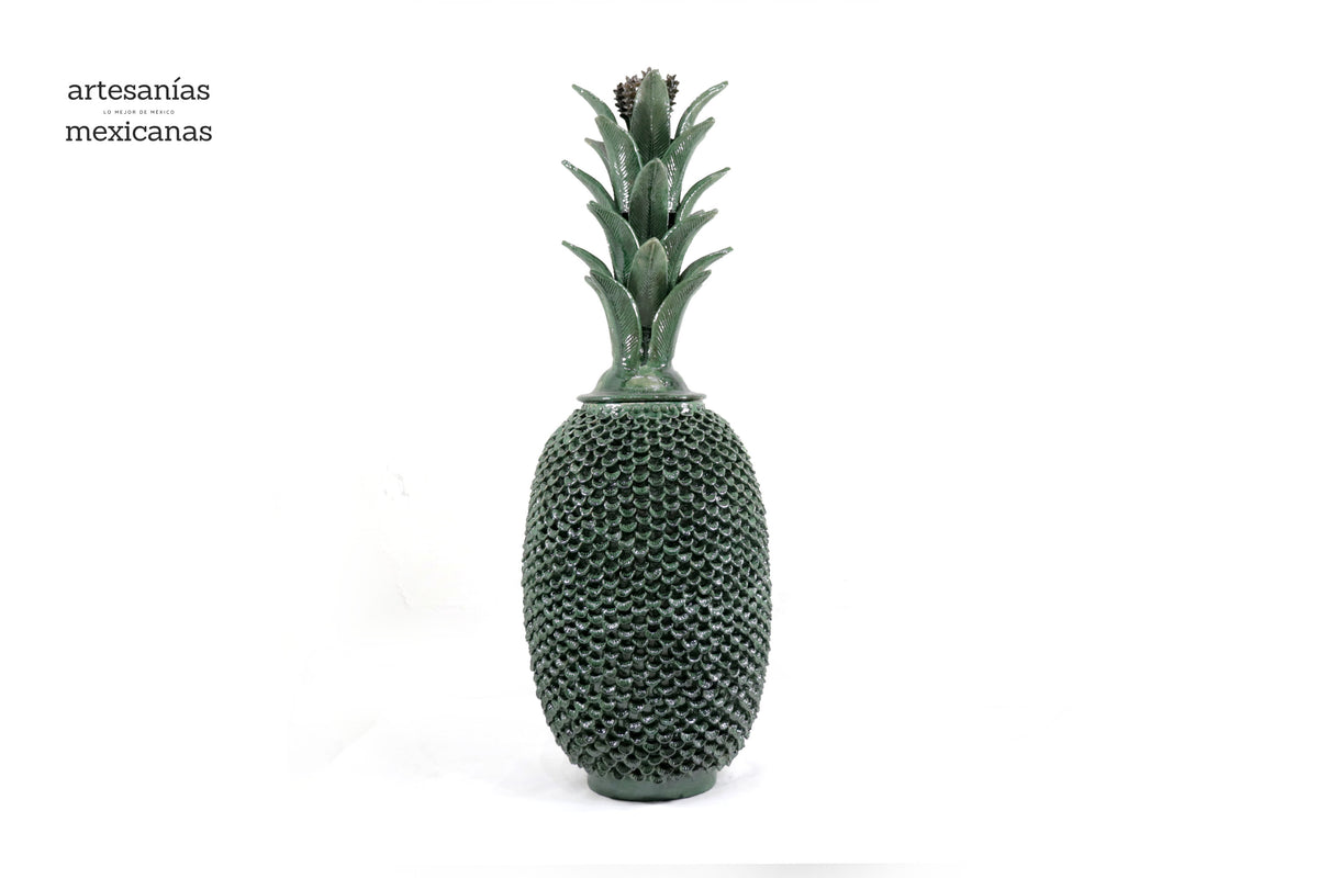 Piña verde de pétalos - 90 cm. 36 in. Piña