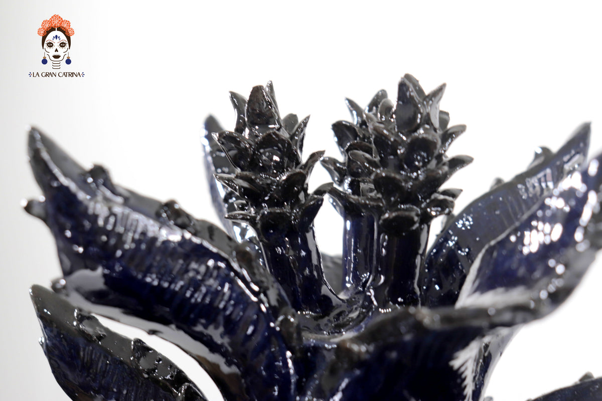 Piña azul de biznaga con tapa especial - 50 cm. 19.6 in.