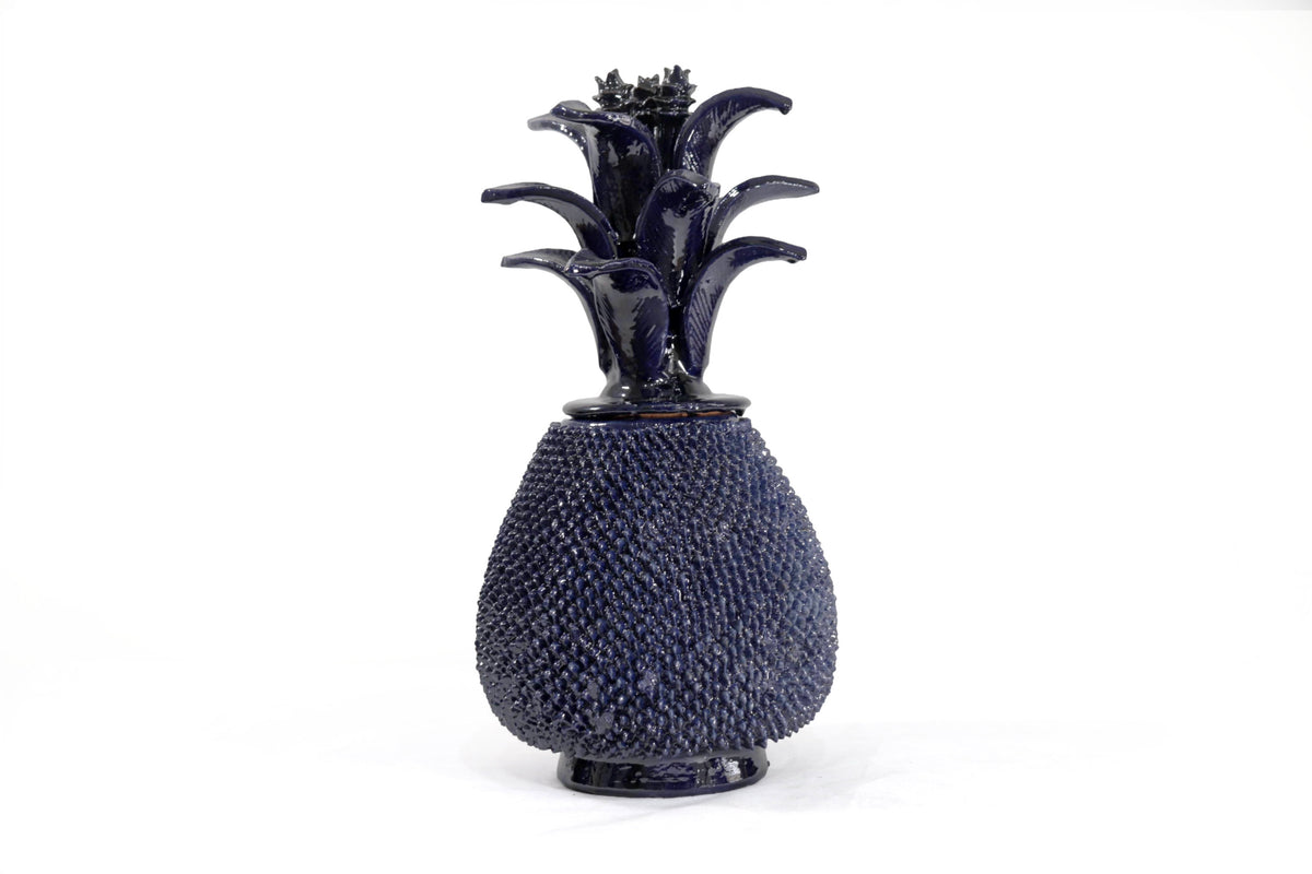 Piña michoacana de barro - Picos azul - 50 cm. 20 in.