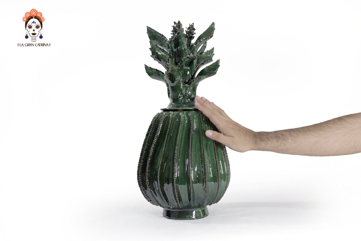 Piña verde de biznaga con tapa especial - 50 cm. 19.6 in. - Sobre Pedido