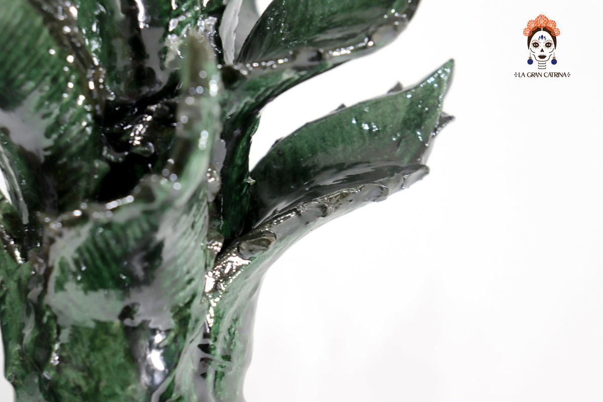 Piña verde de biznaga con tapa especial - 50 cm. 19.6 in. - Sobre Pedido