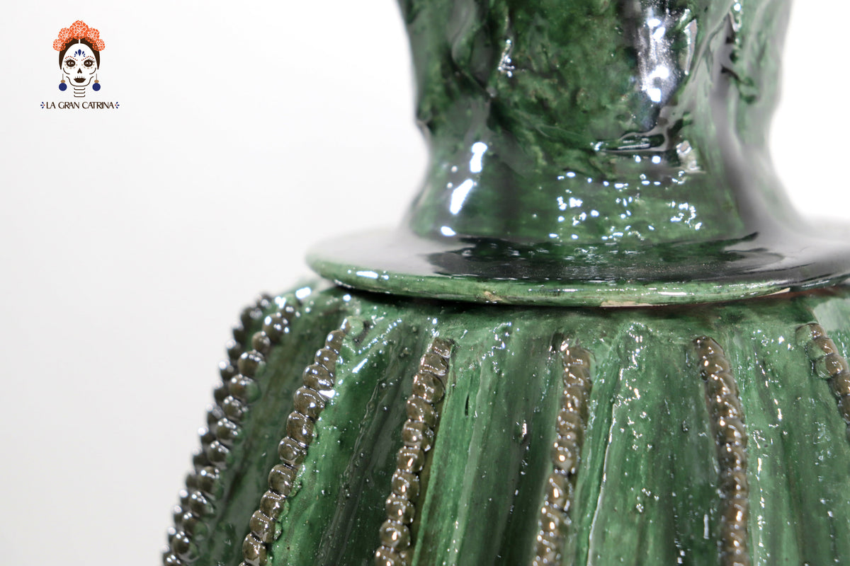 Piña verde de biznaga con tapa especial - 50 cm. 19.6 in. - Sobre Pedido