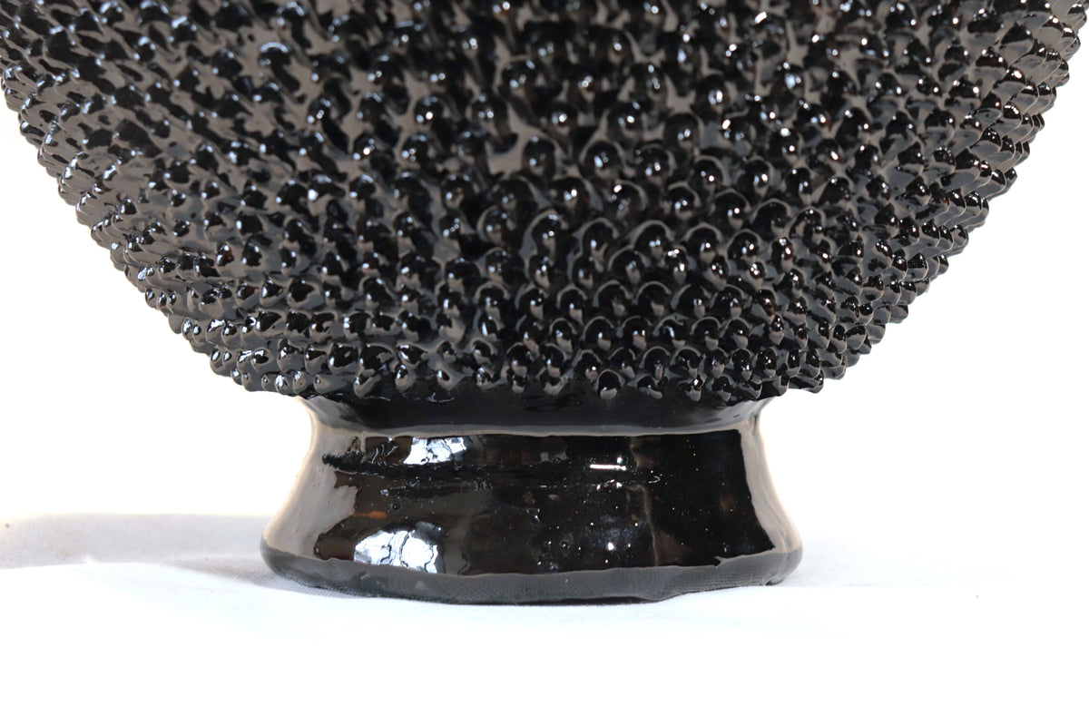 Piña vidriada Negra - 63 cm. 24 in. Piña