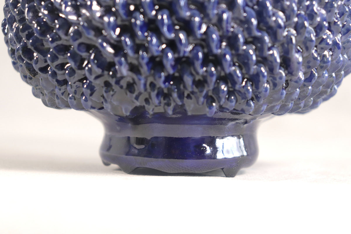 Piña Azul de Picos con Tapa Curveada - 21 cm. 8.5 in.