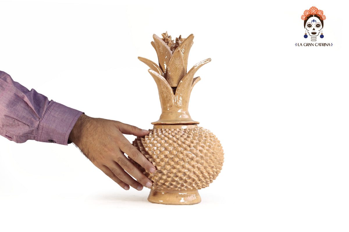 Piña Michoacana Beige de Picos - 32 cm. 13 in. Piña