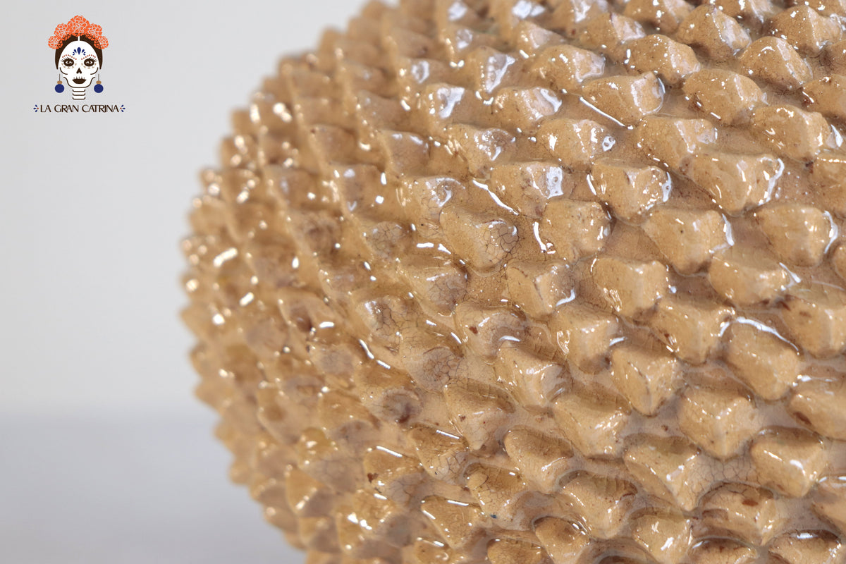 Piña Michoacana Beige de Picos - 32 cm. 13 in. Piña