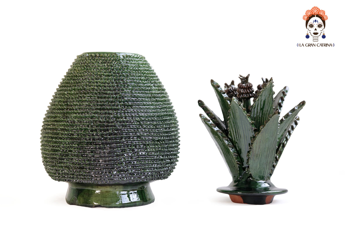 Piña Michoacana Verde con Picos Finos - 45 cm. 18 in.