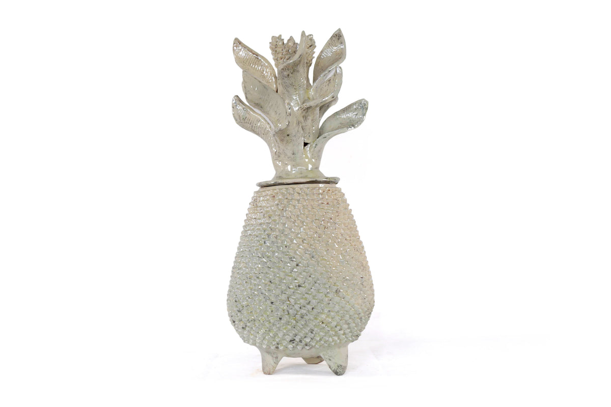 Piña beige de picos de tapa ondulada - 50 cm. 20 in.
