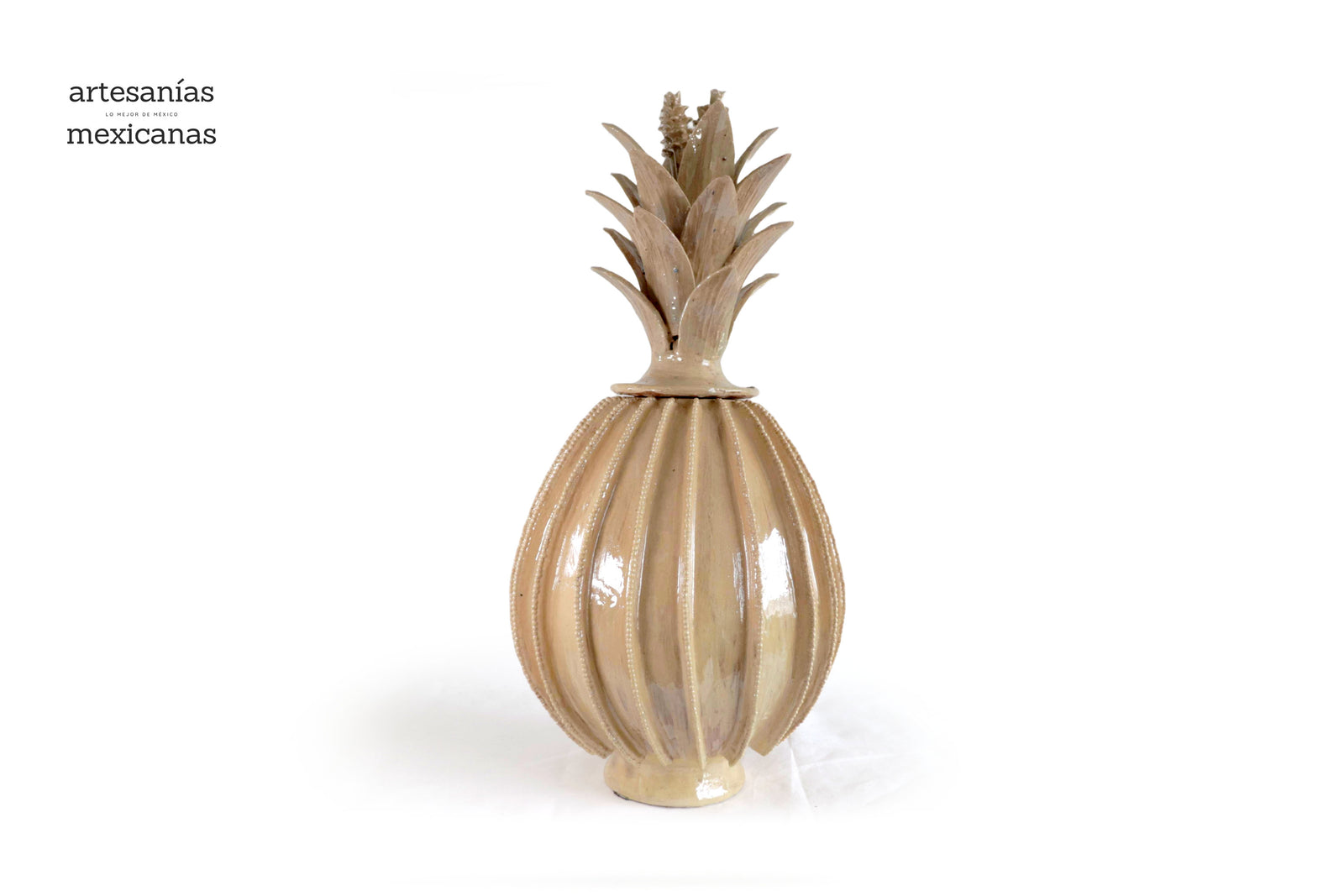 Piña de biznaga color beige - 70 cm. 28 in. - Sobre Pedido Sobre pedido