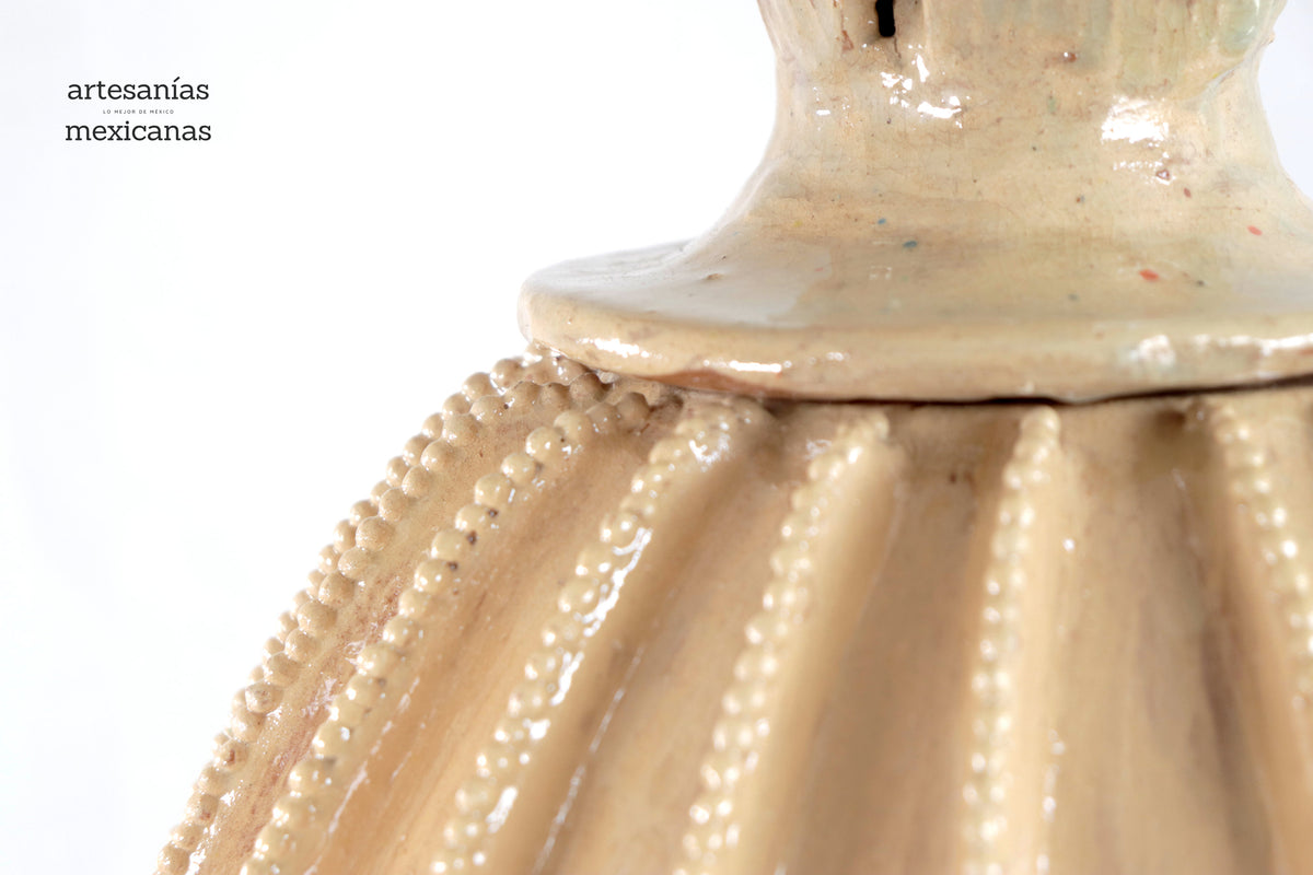 Piña de biznaga color beige - 70 cm. 28 in. - Sobre Pedido Sobre pedido