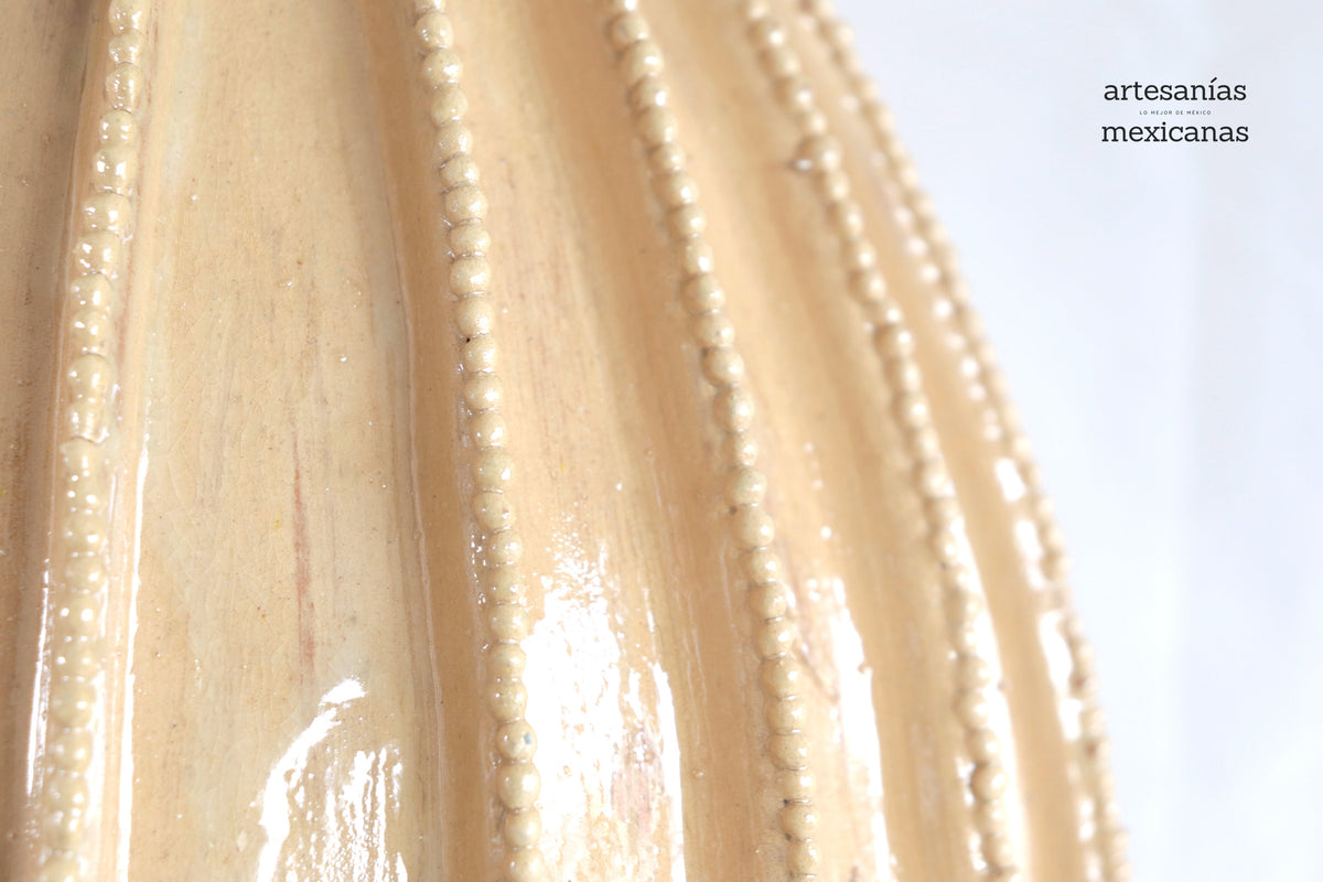 Piña de biznaga color beige - 70 cm. 28 in. - Sobre Pedido Sobre pedido