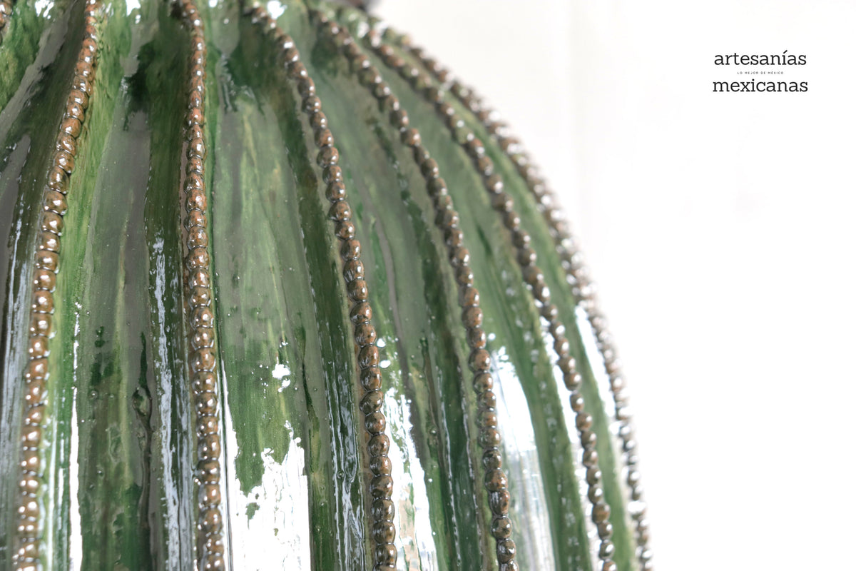 Piña de biznaga barro vidriado - 94 cm. 37 in. - Sobre Pedido Piña