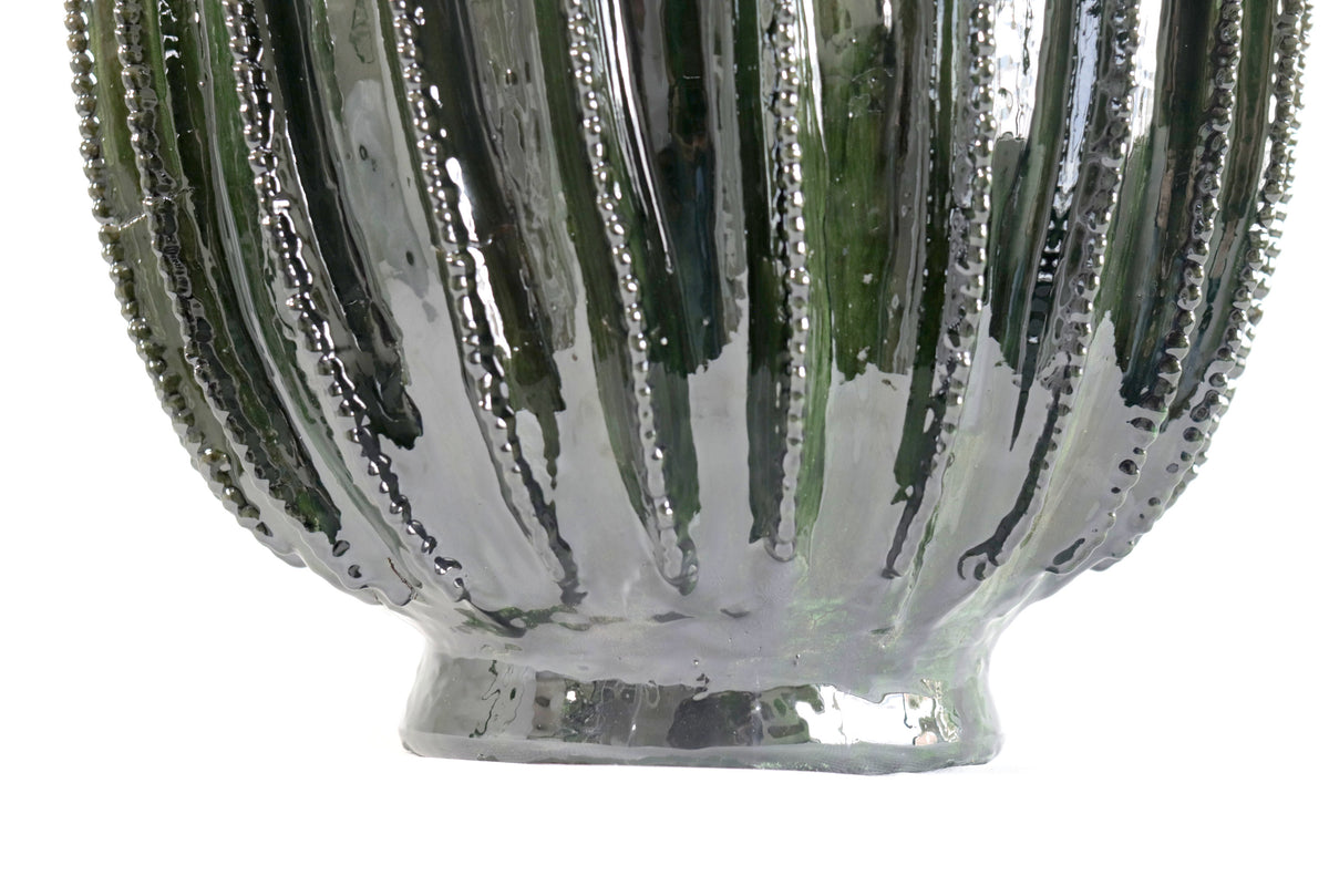 Piña de biznaga barro vidriado - 94 cm. 37 in. - Sobre Pedido Piña