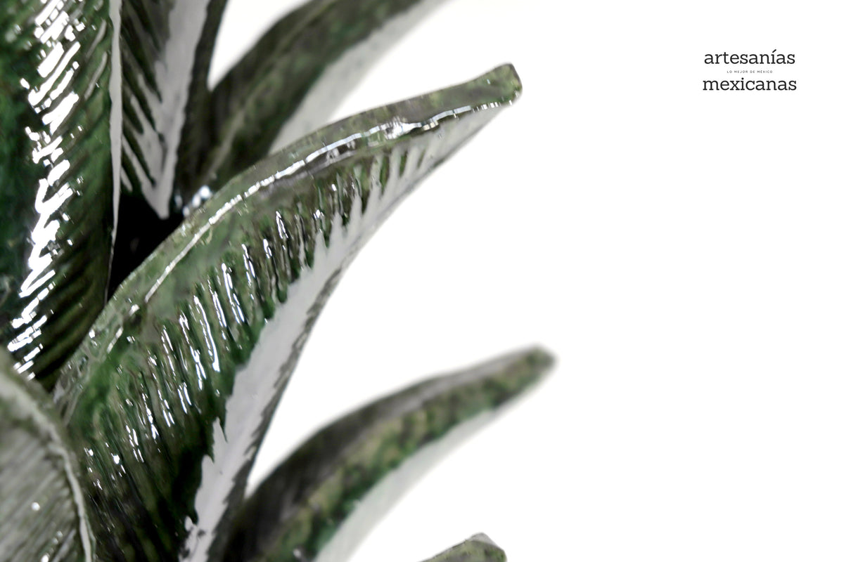 Piña verde de flores - 88 cm. 35 in.