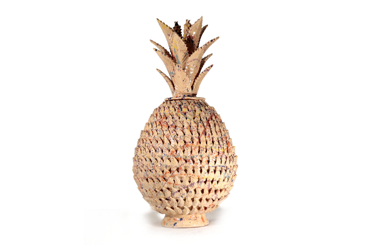 Piña michoacana de barro - 65 cm. 26 in. - Salpicada de Colores Piña