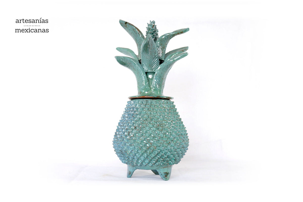 Piña turquesa de picos - 41 cm. 16 in.