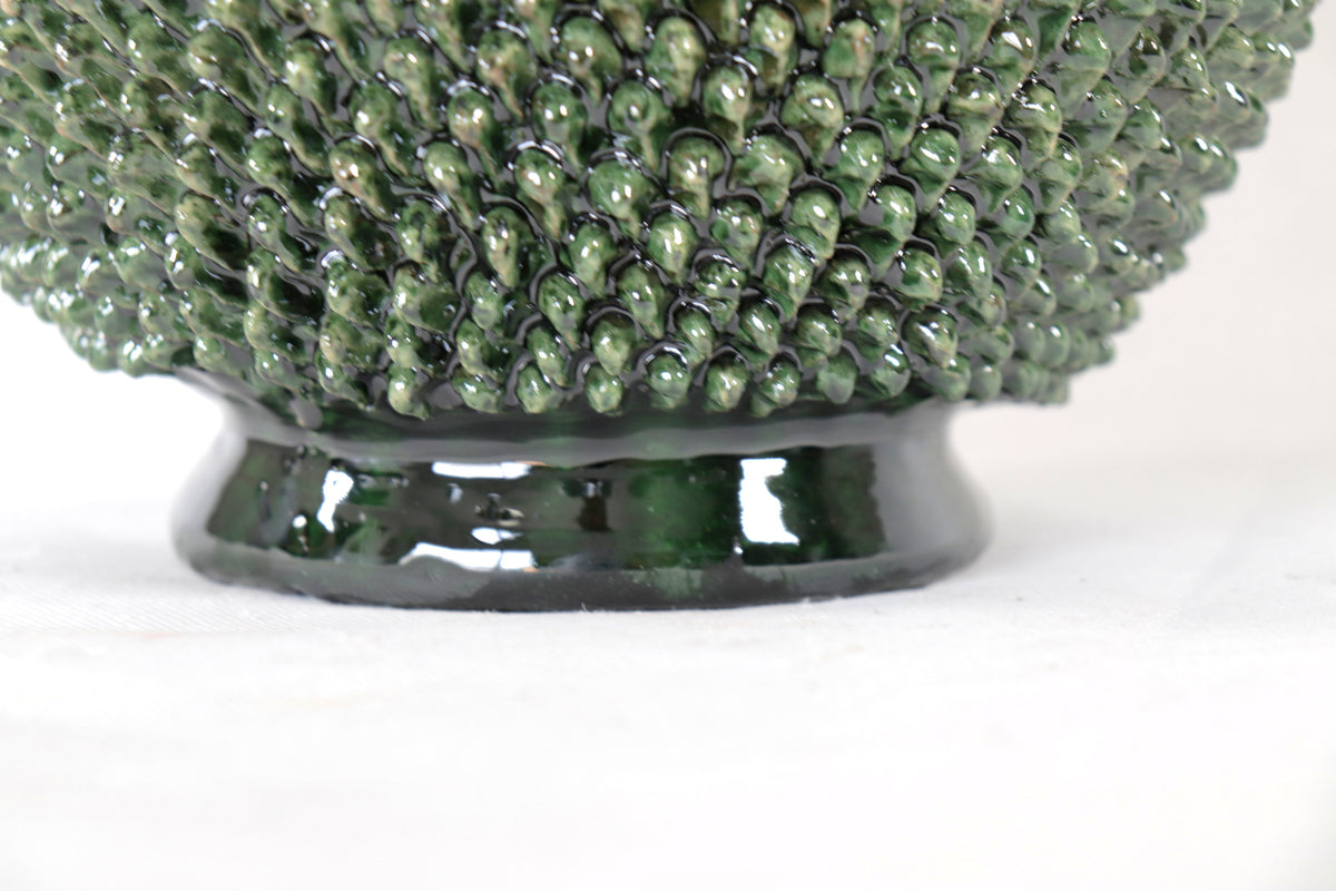 Piña de picos verdes tapa ondulada - 50 cm. 20 in.