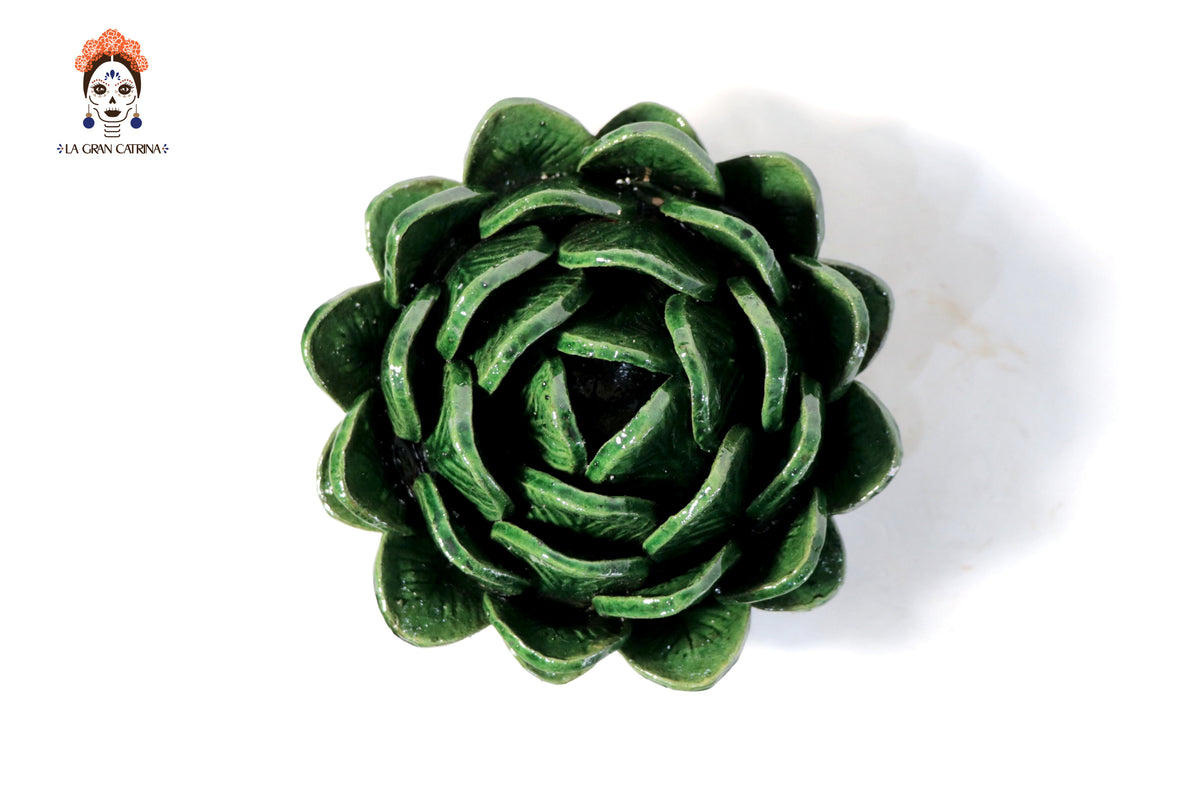 Juego de Coles Verdes 40 cm 15.7 in. Artesanía