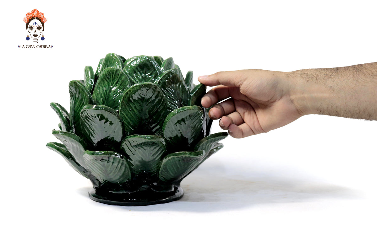 Juego de Coles Verdes 40 cm 15.7 in. Artesanía