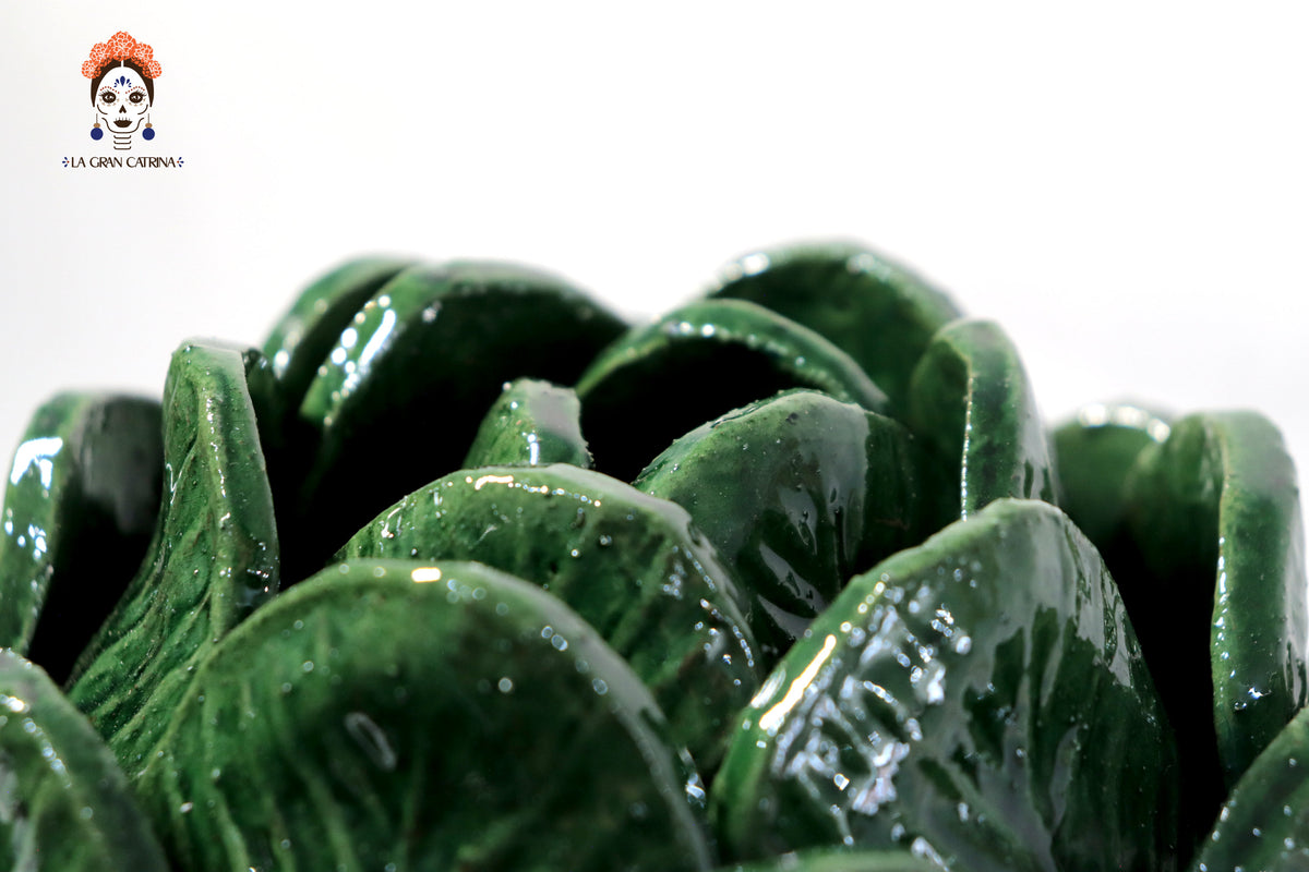 Juego de Coles Verdes 40 cm 15.7 in. Artesanía