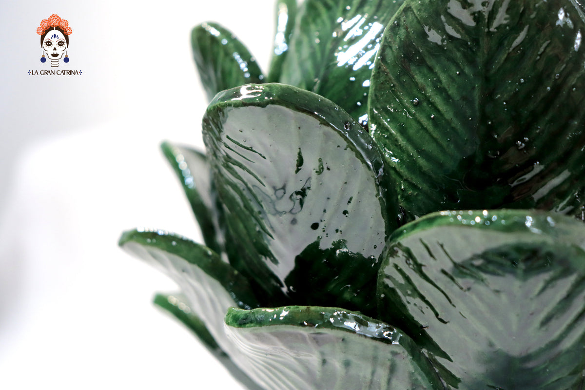 Juego de Coles Verdes 40 cm 15.7 in. Artesanía