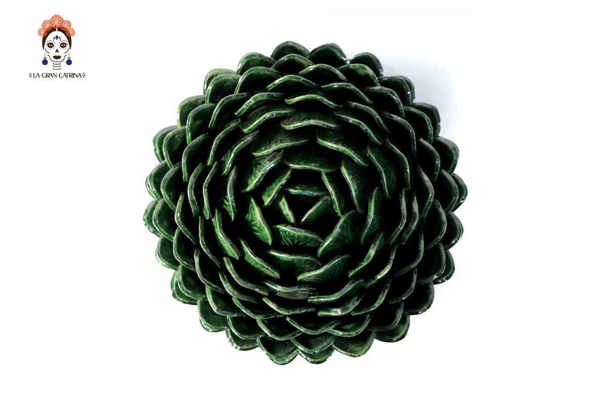 Juego de Coles Verdes 40 cm 15.7 in. Artesanía