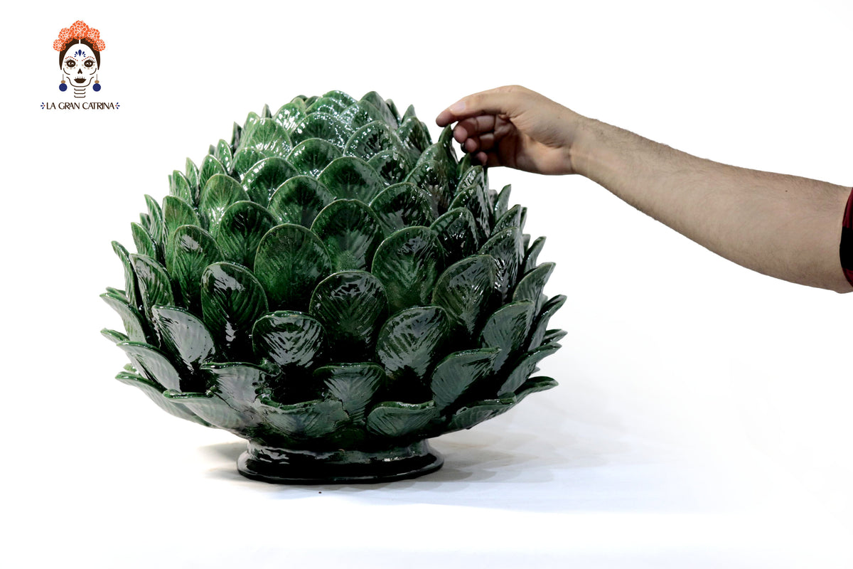 Juego de Coles Verdes 40 cm 15.7 in. Artesanía