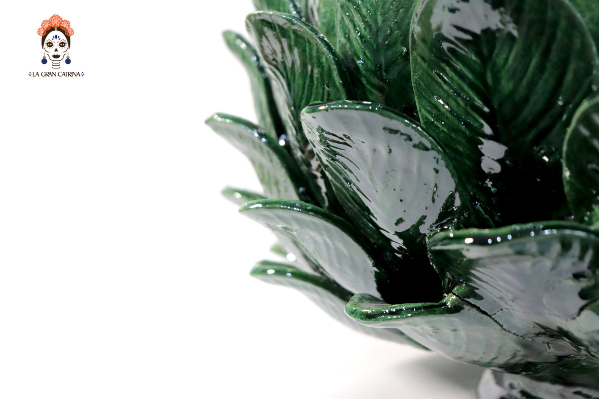 Juego de Coles Verdes 40 cm 15.7 in. Artesanía