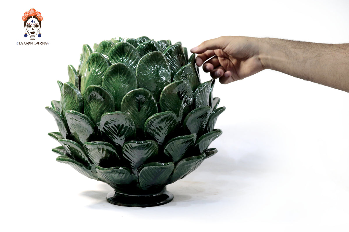 Juego de Coles Verdes 40 cm 15.7 in. Artesanía