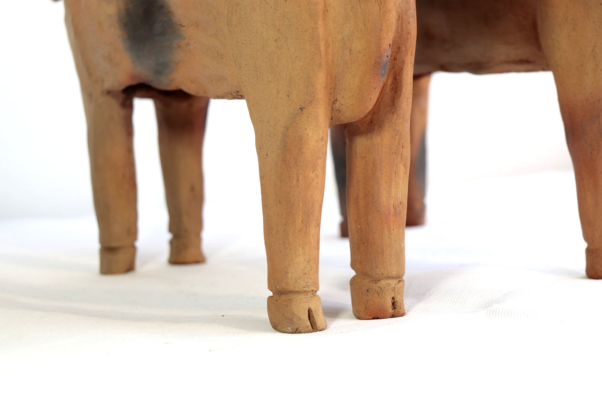 Torre de Toros de Barro Natural - 94 cm. 37 In. Zipiajo