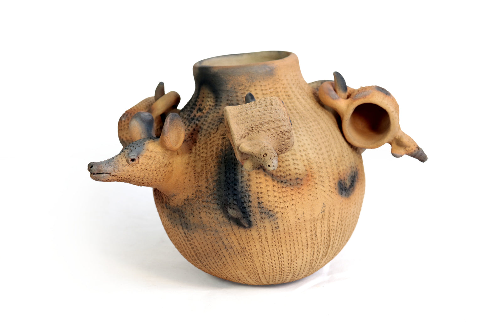 Ponchera Oso Hormiguero de Barro Natural - 36 cm. 14.1 In. Zipiajo