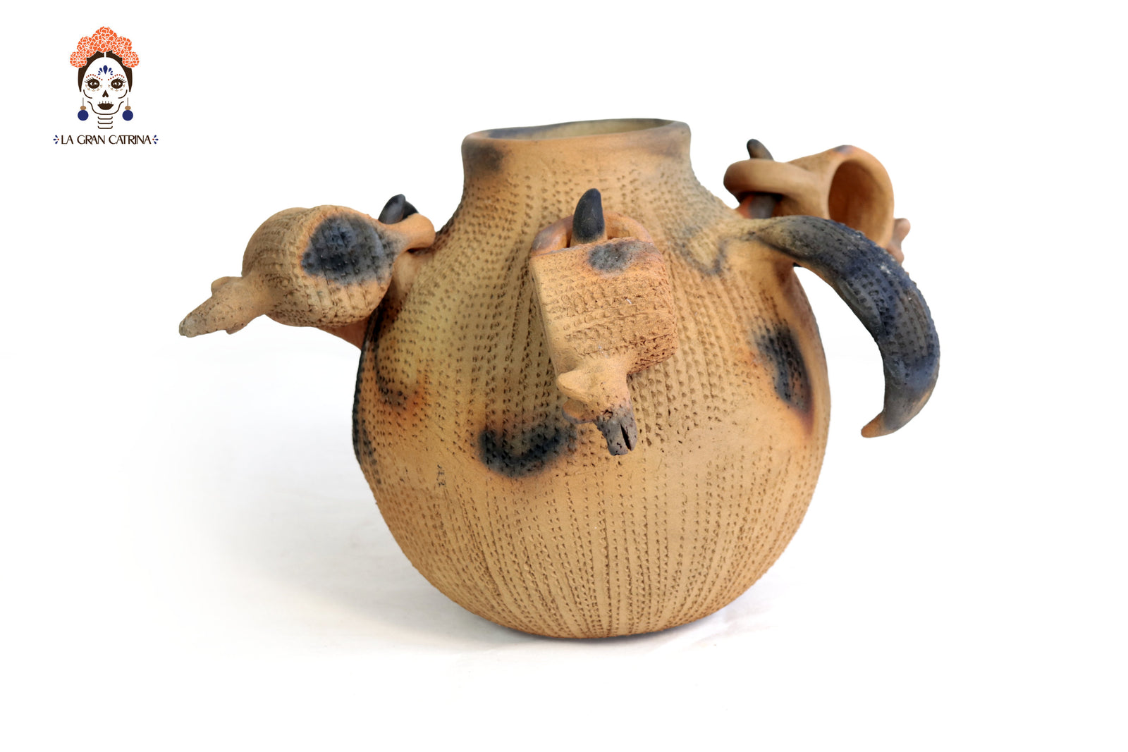 Ponchera Oso Hormiguero de Barro Natural - 36 cm. 14.1 In. Zipiajo
